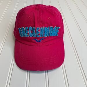 Breckenridge Baseball Cap Hat Hot Pink Turquoise Strap Back